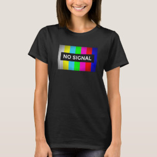 No Signal Retro Nerd Test Screen TV 1 T-Shirt