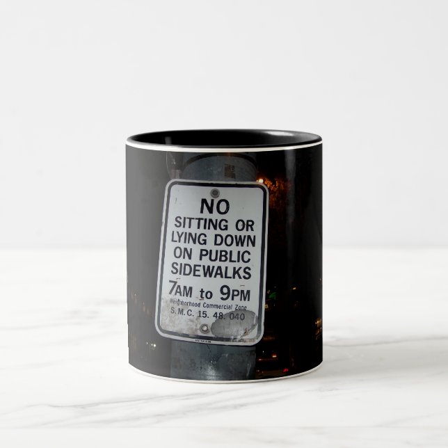 No Sitting Mug (Center)