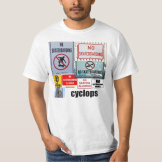 no skating cyclops T-Shirt