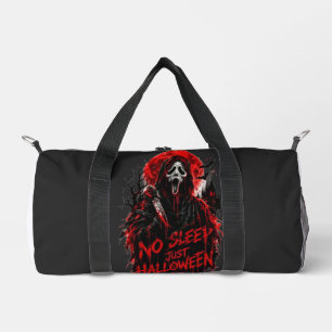 No Sleep Just Halloween Scream Gothic Horror Desig Duffle Bag