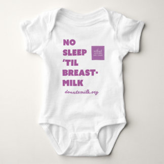 no sleep 'til breastmilk bodysuit - nwmmb