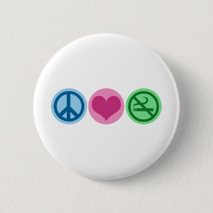 No Smoking 6 Cm Round Badge