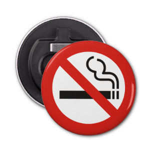 No Smoking Bottle Opener