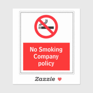 No Smoking Company Policy