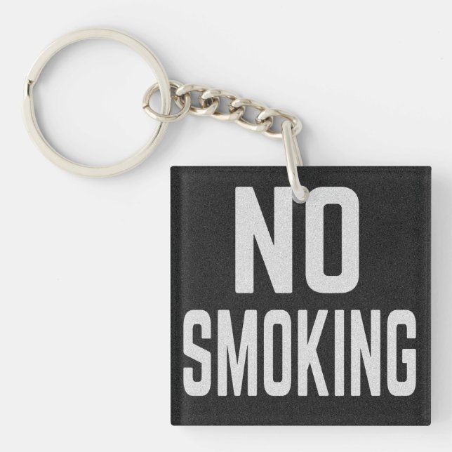 No Smoking Key Ring (Front)