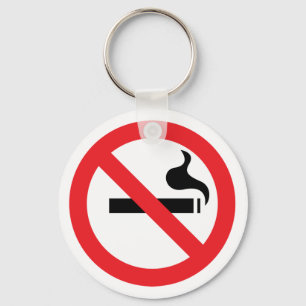 No Smoking Key Ring