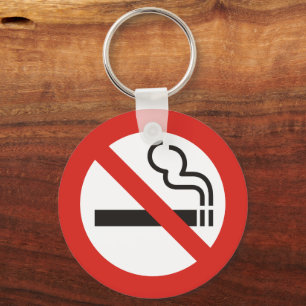 No Smoking Keychain