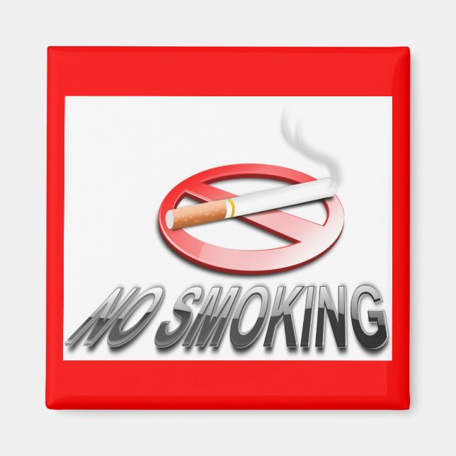 NO SMOKING MAGNET (Front)