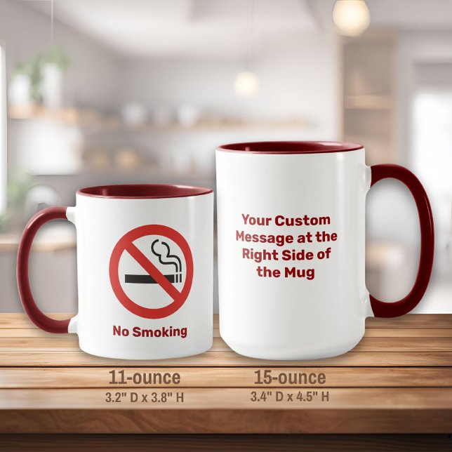No Smoking Mug (Creator Uploaded)