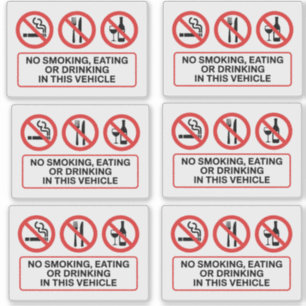 No Smoking No Eating No Drinking