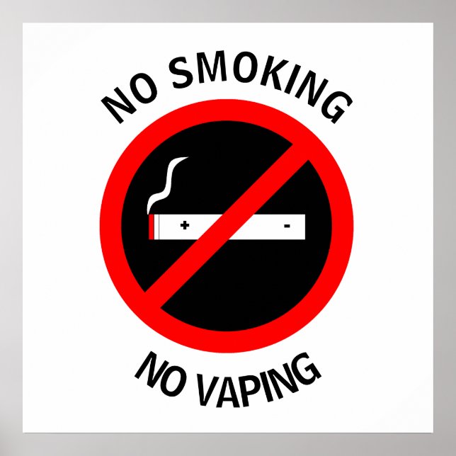 NO SMOKING NO VAPING SIGN (Front)