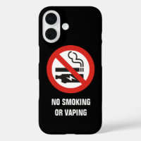 No Smoking or Vaping