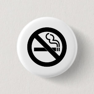 'No Smoking' Pictogram Button