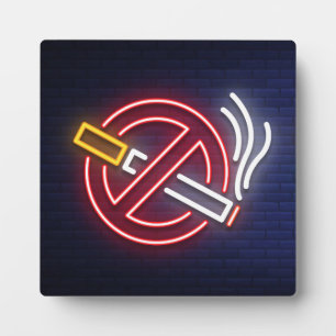 NO SMOKING Plaque