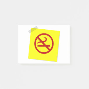 No Smoking Post-it Notes
