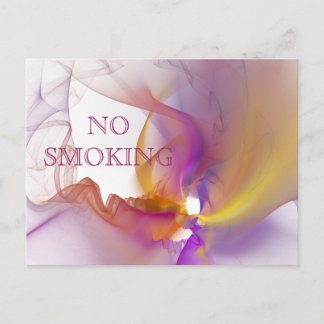 No smoking postcard