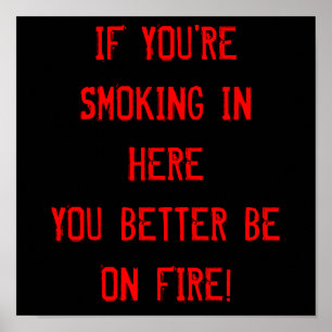 No Smoking Poster
