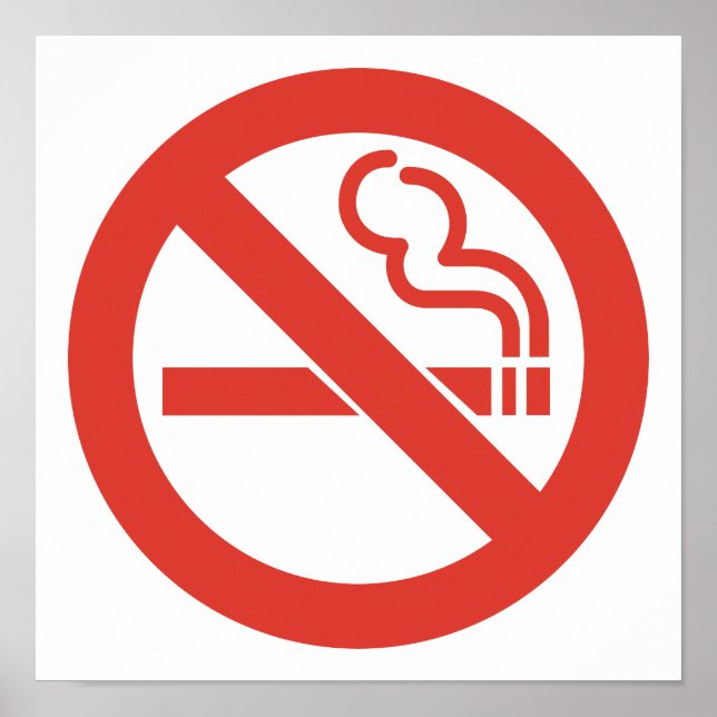 No Smoking Poster (Front)