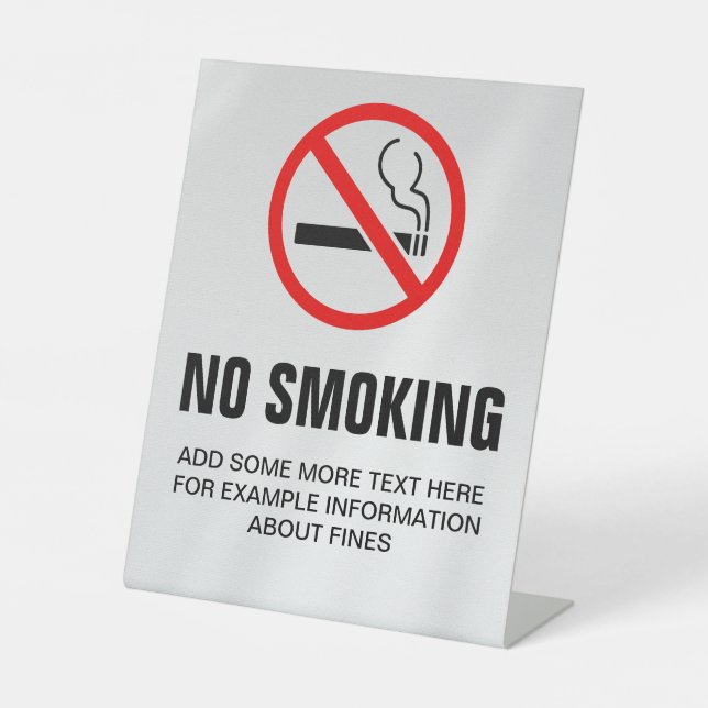 No Smoking Sign (Front)