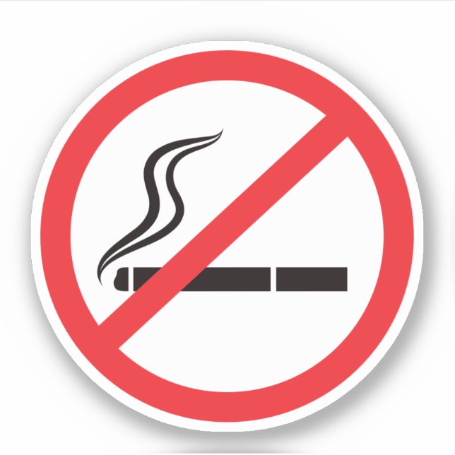 No smoking sign (Front)
