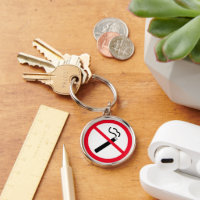 No Smoking Sign | Premium Keychain