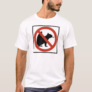 No Smoking Squirrels Allowed Highway Sign T-Shirt
