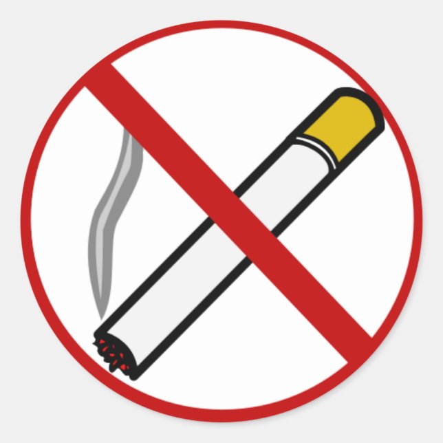 No Smoking Stickers (Front)