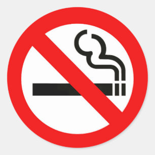 No Smoking Stickers