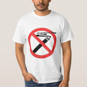No Smoking T-Shirt - Bold Anti-Smoking Statement 