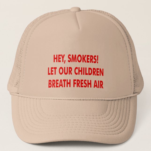No smoking trucker hat (Front)