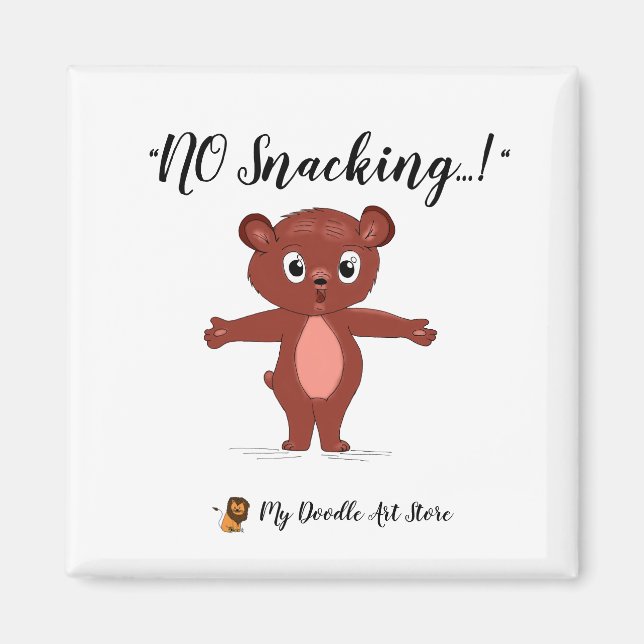NO Snacking Magnet (Front)