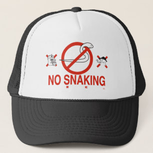 NO SNAKING TRUCKER HAT