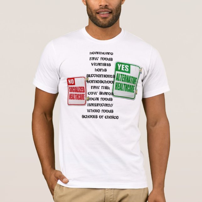 No Socialised HealthCare T-Shirt (Front)