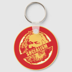 No Socialism Key Ring