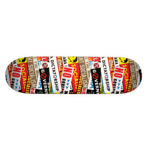 No Socialist Propaganda Skateboard