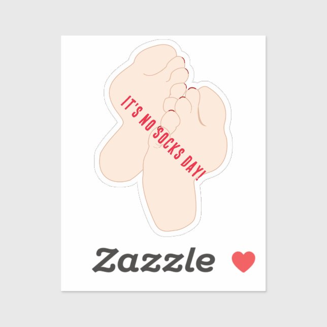 No Socks Day Feet (Sheet)