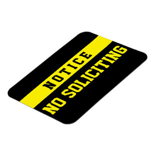 No Soliciting [Magnet] Magnet