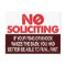 No Soliciting Sign - Don't Wake the Baby