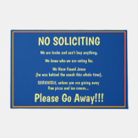 No Solicitors