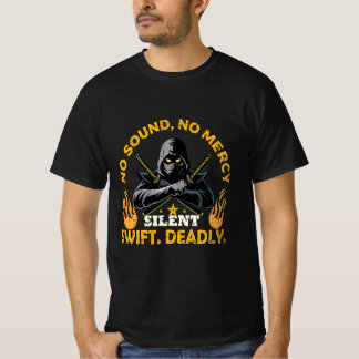 No Sound No Mercy Ninja T-Shirt – Silent Swift Dea
