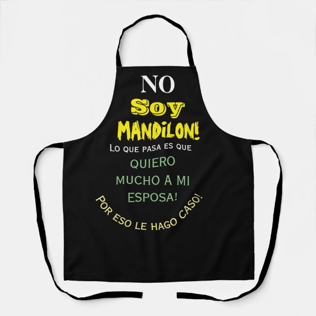 No Soy Mandilon! apron   (Front)