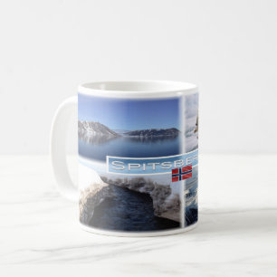 NO Spitsbergen - Svalbard - Fjord - Polar Bear - Coffee Mug