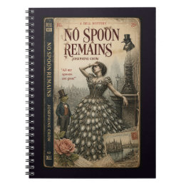 No Spoon Remains Faux Vintage Book Cover Journal