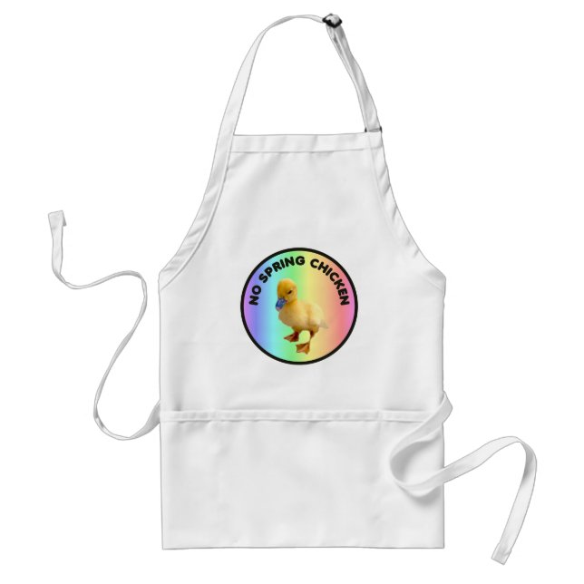 No Spring Chicken Apron (Front)