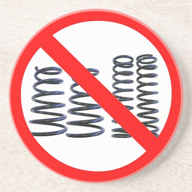 No Springs! Coaster (Front)