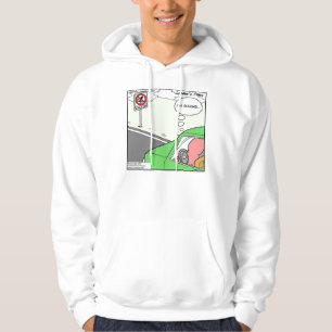 No Squid Zone Funny Hoodie by Rick London