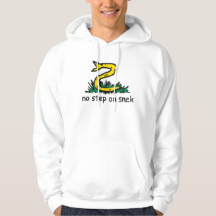 No step on snek memes Gadsden parody SnekRight Hoodie