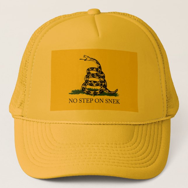 NO STEP ON SNEK Trucker Hat (Front)