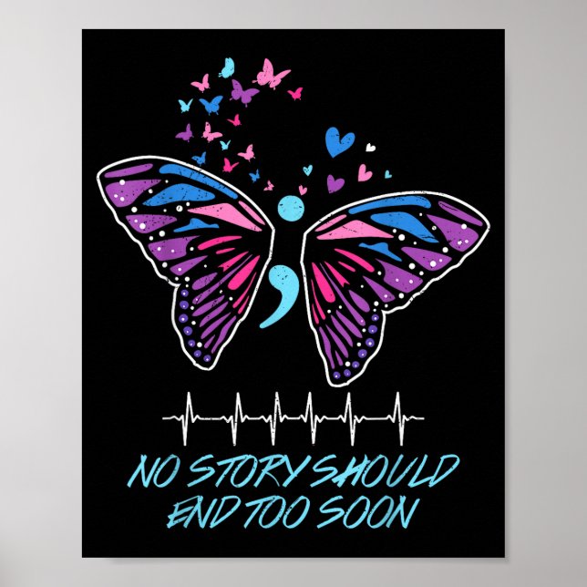 No story should end so soon design  poster (Front)
