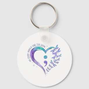 💜 No Story Should End Too Soon Key Ring